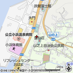 長崎県雲仙市小浜町南本町119周辺の地図