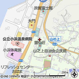 長崎県雲仙市小浜町南本町122周辺の地図