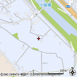 熊本県上益城郡御船町小坂2819周辺の地図