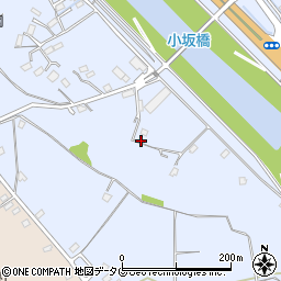 熊本県上益城郡御船町小坂2802周辺の地図