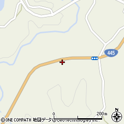 熊本県上益城郡御船町七滝2083周辺の地図