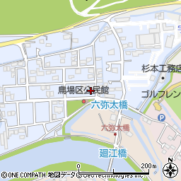 熊本県熊本市南区富合町杉島66周辺の地図