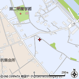 熊本県上益城郡御船町小坂2116周辺の地図