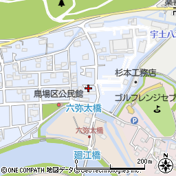 熊本県熊本市南区富合町杉島624-8周辺の地図