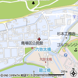 熊本県熊本市南区富合町杉島10周辺の地図