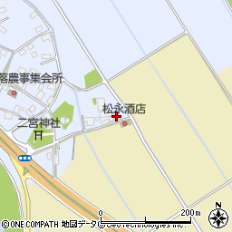 熊本県上益城郡御船町小坂48周辺の地図