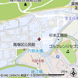 熊本県熊本市南区富合町杉島624-3周辺の地図