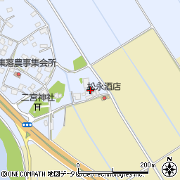 熊本県上益城郡御船町小坂46周辺の地図