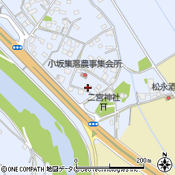 熊本県上益城郡御船町小坂1776周辺の地図