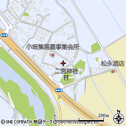 熊本県上益城郡御船町小坂1775周辺の地図