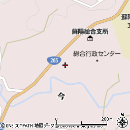熊本県上益城郡山都町今491周辺の地図