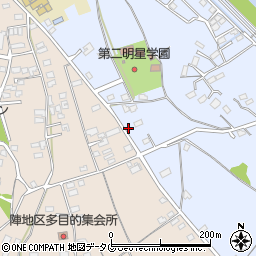 熊本県上益城郡御船町小坂2137周辺の地図
