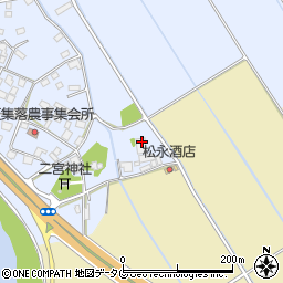 熊本県上益城郡御船町小坂51周辺の地図