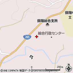 熊本県上益城郡山都町今496周辺の地図