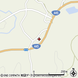 熊本県上益城郡御船町七滝2529周辺の地図