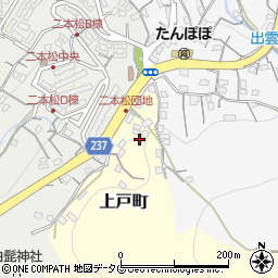 長崎県長崎市上戸町周辺の地図