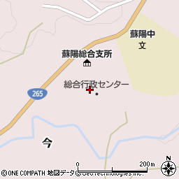 熊本県上益城郡山都町今495周辺の地図