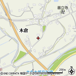 熊本県上益城郡御船町木倉7261周辺の地図