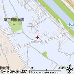 熊本県上益城郡御船町小坂2769周辺の地図