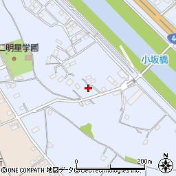 熊本県上益城郡御船町小坂2782周辺の地図