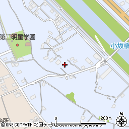 熊本県上益城郡御船町小坂2770周辺の地図