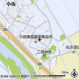 熊本県上益城郡御船町小坂1767周辺の地図