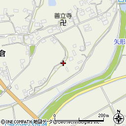 熊本県上益城郡御船町木倉7336周辺の地図