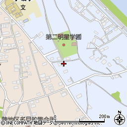 熊本県上益城郡御船町小坂2138周辺の地図
