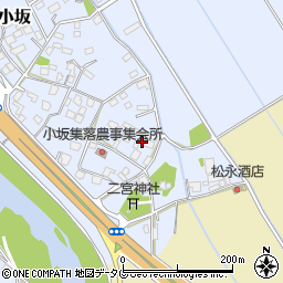 熊本県上益城郡御船町小坂1771周辺の地図