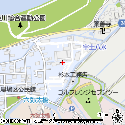 熊本県熊本市南区富合町杉島608周辺の地図