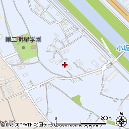 熊本県上益城郡御船町小坂2765周辺の地図
