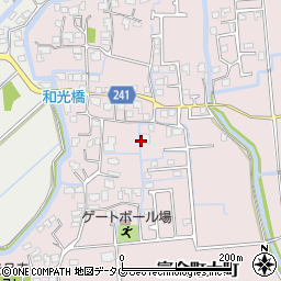 熊本県熊本市南区富合町大町周辺の地図