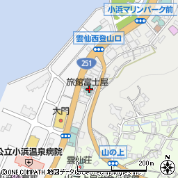 富士屋旅館周辺の地図