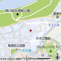 熊本県熊本市南区富合町杉島607周辺の地図