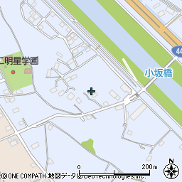 熊本県上益城郡御船町小坂2780周辺の地図
