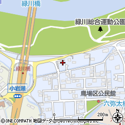 熊本県熊本市南区富合町杉島698-4周辺の地図