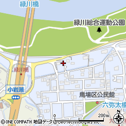 熊本県熊本市南区富合町杉島698-3周辺の地図