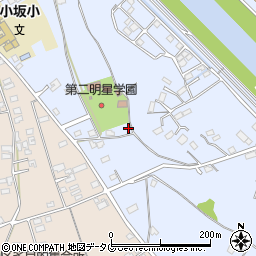 熊本県上益城郡御船町小坂2144周辺の地図