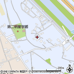 熊本県上益城郡御船町小坂2764周辺の地図