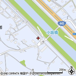 熊本県上益城郡御船町小坂2526周辺の地図