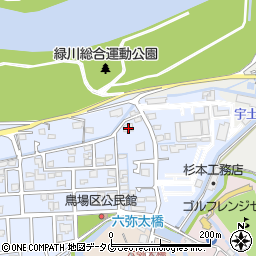 熊本県熊本市南区富合町杉島17周辺の地図