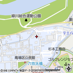熊本県熊本市南区富合町杉島630-3周辺の地図