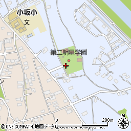 熊本県上益城郡御船町小坂2140周辺の地図