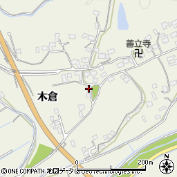 熊本県上益城郡御船町木倉7265周辺の地図