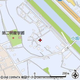 熊本県上益城郡御船町小坂2740周辺の地図