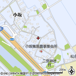 熊本県上益城郡御船町小坂1703周辺の地図