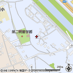 熊本県上益城郡御船町小坂2757周辺の地図