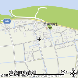 熊本県熊本市南区富合町小岩瀬周辺の地図