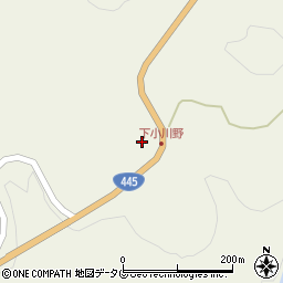 熊本県上益城郡御船町七滝5025周辺の地図