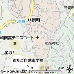 長崎県長崎市八景町16周辺の地図